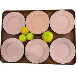 Franciscan Coronado Coral Bread Plates Set Of 6 (Glossy)